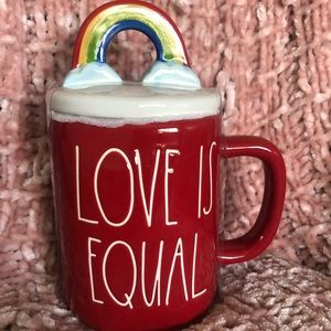 Rae Dunn mug LOVE IS EQUAL